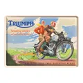 Nostalgic-Art Mini Blechpostkarte Triumph - Sending Smiles für Fans