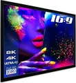 eSmart Professional MIRALE Tageslicht-Rahmen Leinwand Grau 186 x 105 cm (84") 16:9
