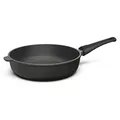 Hoffmann Hochrandpfanne Ø 28 cm Aluguss Antihaft Induktion backofenfest Germany - Schwarz