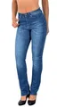 ESRA Stretch Jeans Damen Jeans Straight Damen Jeans High Waist bis Übergröße G400