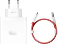 OnePlus 100W Schnellladegerät SUPERVOOC Type-A + USB-C Cable weiß