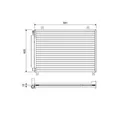 Valeo 822656 Kondensator Klimaanlage für Suzuki Baleno EW FW