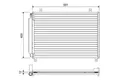 VALEO 822656 Kondensator Klimaanlage Klimakondensator +Trockner
