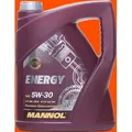 5 Liter MANNOL 5W-30 ENERGY VW 503 01 Ford WSS-M2C913-B VW 502 00 VW 505 00 MB 229.3 VW 501 01 MB 229.5 BMW Longlife-98 Renault RN0710 Renault RN0700