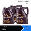 Mannol Energy 5W-30 VW Mercedes BMW Longlife 3x5 Liter = 15 Liter