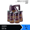 Mannol Energy 5W-30 VW Mercedes BMW Longlife 5+4 Liter = 9 Liter