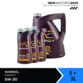 Mannol Energy 5W-30 VW Mercedes BMW Longlife 5+3 Liter = 8 Liter