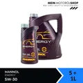 Mannol Energy 5W-30 VW Mercedes BMW Longlife 5+1 Liter = 6 Liter