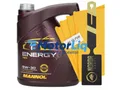 Motoröl 7511 Mannol Energy 5w30 5L + ULFUR-Tuch 30x30cm
