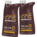 2x 1L MANNOL ENERGY 5W30 MOTORÖL passend für VW 502.00 BMW LL98 RENAULT RN0710