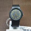 Casio MQ-24-1B2 Simplistic Black Resin Lightweight Round Analog Quarzuhr