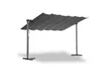 Leco Standmarkise Pergola Überdachung Sonnenschutz Pavillon Sonnendach WAVED 4x2,5 m 400 x 250 x 220 cm