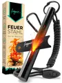 Der Feuerstahl Outdoor XXL I Mächtiger Feuerstein + Paracord Set Extrem stark...