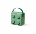 NHG Lunchbox LEGO mit Griff - Sand Green, PP-Kunststoff, Silikon