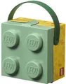 LEGO Brotdose mit Tragegriff sandgrün
