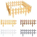 BooGardi Beetumrandung Steckzaun Holz, LxH: 93,5x20 cm, Einzelelement, 3 Höhen 2 Längen Beeteinfassung Beet Gartenzaun braun 1 Stück | 93,5 cm x 20 cm