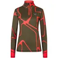 Bogner Fire + Ice Damen Skishirt ILVY3 leaf green print - M