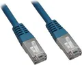 CAT 5e Netzwerkkabel, F/UTP, blau, 0.5m