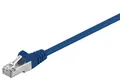 CAT 5e Patchkabel, F/UTP, blau, 0,5 m