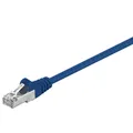 goobay RJ-45 Netzwerkkabel 0,5 m blau bis zu 1,00 Gbit/Sek. bis zu 100 MHz,...