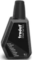 Schwarze Tintenflasche, 28 ml, Ersatztinte für Handstempelkissen