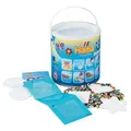 Hama Hama 7701 - Bügelperlen, Bead-Tac, Eimer, 20000 Midi-Perlen, 5 Stif... Konstruktions-Spielset