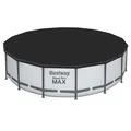 Bestway Poolabdeckung Abdeckplane Pool Abdeckung 488 cm für Frame / 460 Hydrium