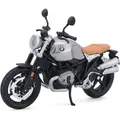 Maisto - Modellmotorrad - BMW R nineT Scrambler (grau, Maßstab 1:12)