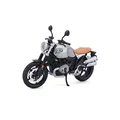 MAISTO BMW R nineT Scrambler, grau - Modellmotorrad 1:12 Originalgetreues Sammlermotorrad Spielzeugmotorrad mit Lenkung & Seitenständer, ab 3 Jahren (5-18834)