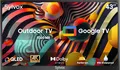 43" Au?en Smart TV 4K QLED Fernseher Google TV Dolby Atmos halber Schatten