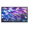 43�� Smart  Au?en TV 4K QLED Fernseher  Google TV Dolby Atmos IP55 wasserdichter