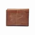 Fossil Brieftasche für Männer Derrick, 100% Leder Bifold braun 10,16 cm L x 1,9 cm B x 8,3 cm H ML3700200