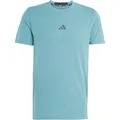 Adidas T-Shirt for Training Workout Tee - blau