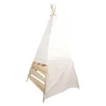 small foot Outdoor Zelt Tipi aus Holz und Zeltstoff, geräumiges Spielzelt für den Garten, für Kinder ab 2 Jahre, 12405