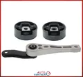 3x MOTORLAGER OBEN+UNTEN+HINTEN AUDI A3 8P VW GOLF V VI JETTA III OCTAVIA