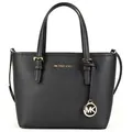Michael Kors Leder-Schultertasche in Schwarz - (B)27 x (H)19 x (T)10 cm