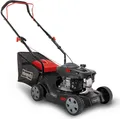 Scheppach Rasenmäher Benzin MP132-40 | 3,3 PS Leistung | 40cm Schnittbreite | 3-fache Schnitthöhenverstellung | 35 Liter Fangkorb | leicht