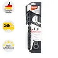 Makita B-65458 Rollgabelschlüssel +10 Steckschlüsseleinsätze Rohrzange 200 mm