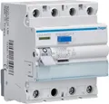 Hager FI-Schutzschalter CDA440D | 4-polig Typ A | 40A 30mA | 6kA 400V | Bi-Connect | blaue Test-Taste