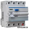 Hager CDA440D 40A 4polig 30mA FI Schalter Fehlerstromschutzschalter NEU 0,30 A