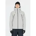 Skijacke SOS "Hoverla", Herren, Gr. S, grau, 77% Polyamid, 23% Elasthan, unifarben, sportlich, ohne Ausschnitt, Langarm, Jacken, mit atmungsaktiver und schützender Funktion