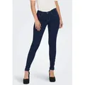 ONLY Skinny-fit-Jeans ONLRAIN LIFE REG SKINNY DNM mit Gürtelschlaufen blau XS (34)
