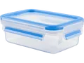 EMSA 508538 Clip & Close 0.55 Liter Frischhaltedose Transparent/Blau Polypropylen (PP), Thermoplastisches Elastomer (TPE)