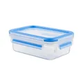 EMSA 508538 Clip & Close 0.55 Liter Frischhaltedose Transparent/Blau