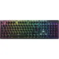 Razer DeathStalker V2 Pro, Verkabelt & Kabellos, USB + RF Wireless + Bluetooth, Optischer Schlüsselschalter, QWERTZ, RGB-LED, Schwarz - Schwarz
