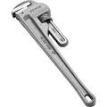 VEVOR Rohrzange, 18" gerade Aluminium-Rohrzange, verstellbarer Sanitärschlüssel, mit hochfester Backe und ergonomischem Griff, leicht zu tragen, aufhängbares Design, für Wasserleitungen