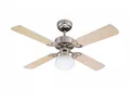 Westinghouse Design Deckenventilator Lampe VEGAS ALU 105 cm mit Zugschalter