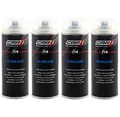 4 x 400ml CAR1 Klarlack GLÄNZEND Autolack, Farbspray, Klarlackspray - CO 3604