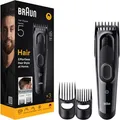 Braun Haarschneidemaschine Series 5, HC 5530, 17 Schnittstufen, 2 Aufsätze, Akkubetrieb