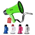 1 Pyle PMP22GR Megaphon Grün 20 Watt Max für Demonstration Strike Mit Sirene